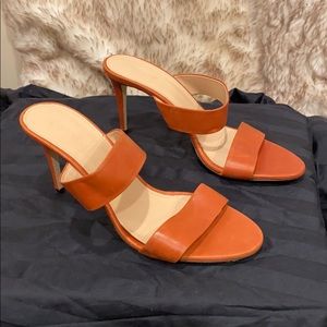 J. Crew double strap slide sandal heel